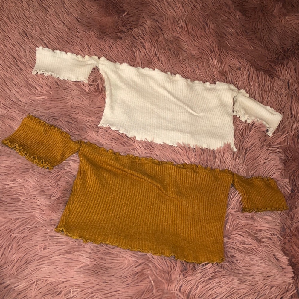 Two crop tops